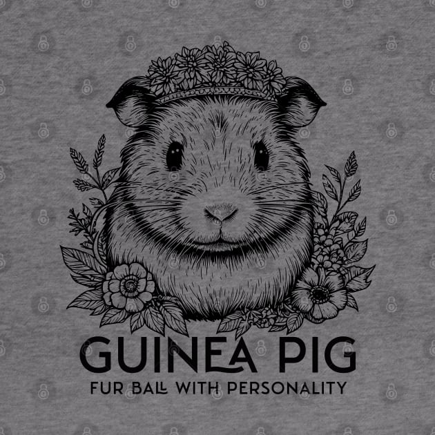 Guinea pig fur balls with personality by Tintedturtles